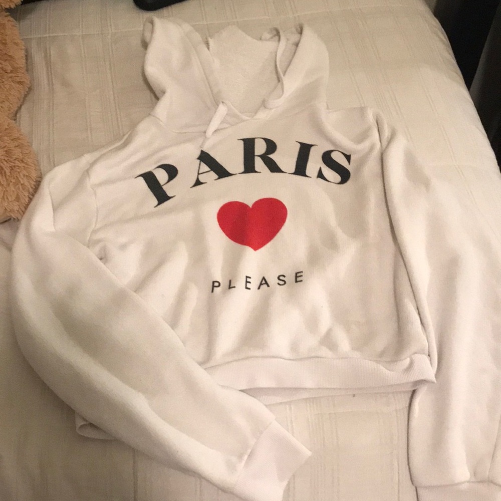 Gently used cropped hoodie!!
